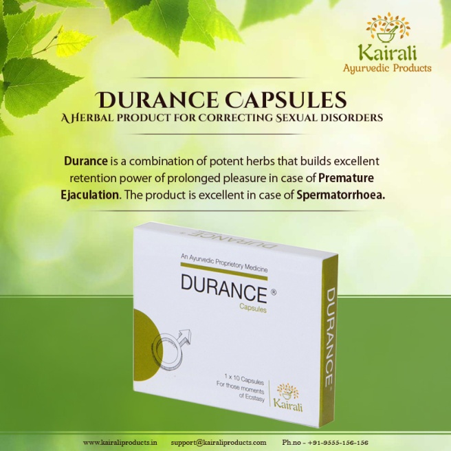 Durance Capsules - Ayurvedic Capsule for sexual disorders